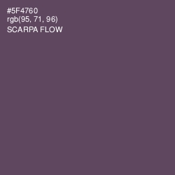 #5F4760 - Scarpa Flow Color Image